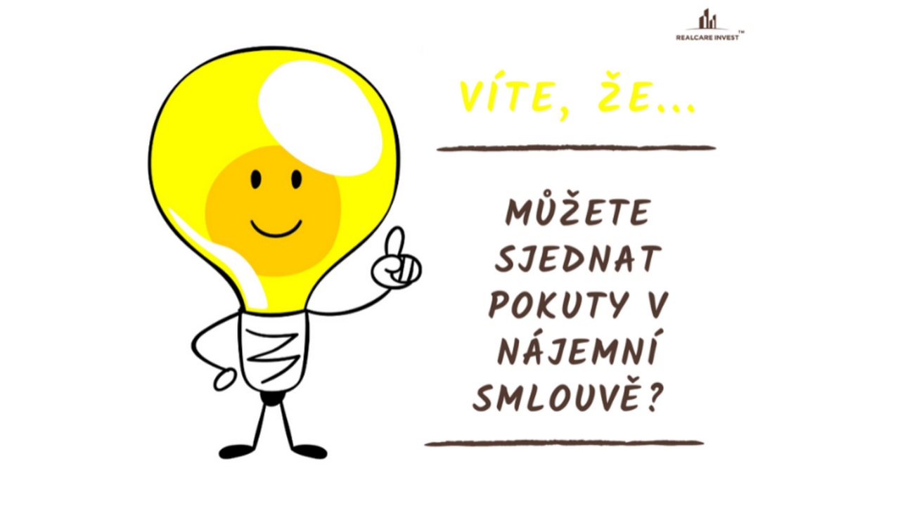 Můžete sjednat pokuty v nájemní smlouvě