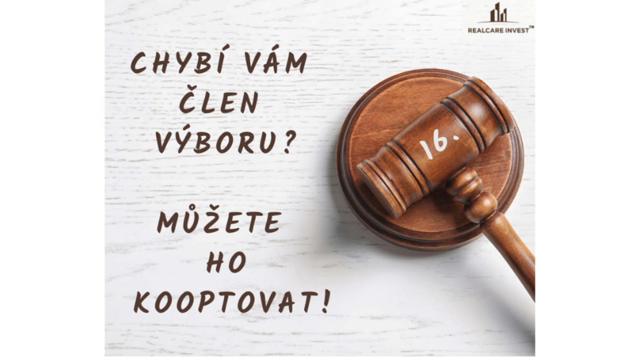 Vlastníci 16: Chybí vám člen výboru SVJ? Můžete ho kooptovat!