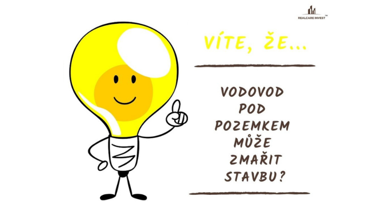 Vodovod pod pozemkem může zmařit stavbu!